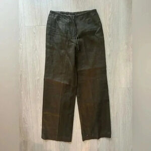 Michel Rene Olive Green Pants Comfortable Stylish Versatile